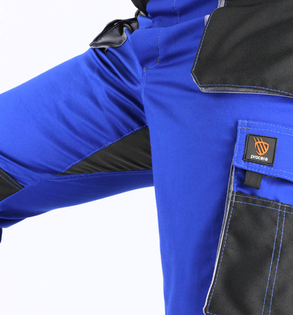 SPODNIE OGRODNICZKI PROMAN STRETCH 250 NIEBIESKI