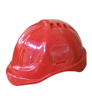 Kask hełm roboczy Thor przemysłowy 4 pkt czerwony