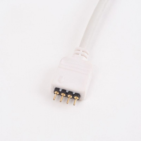 Złączka LED RGB 10mm 4 piny / zatrzask